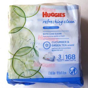 Huggies Refreshing Clean Wipes Cucumber Green tea